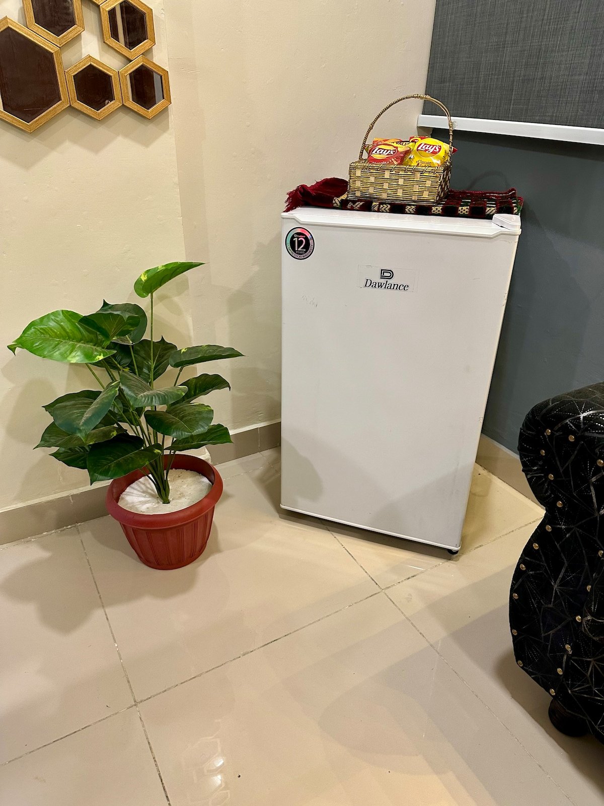 Designer 2BR Apartment in DHA With TV & AC - Dining area image 5