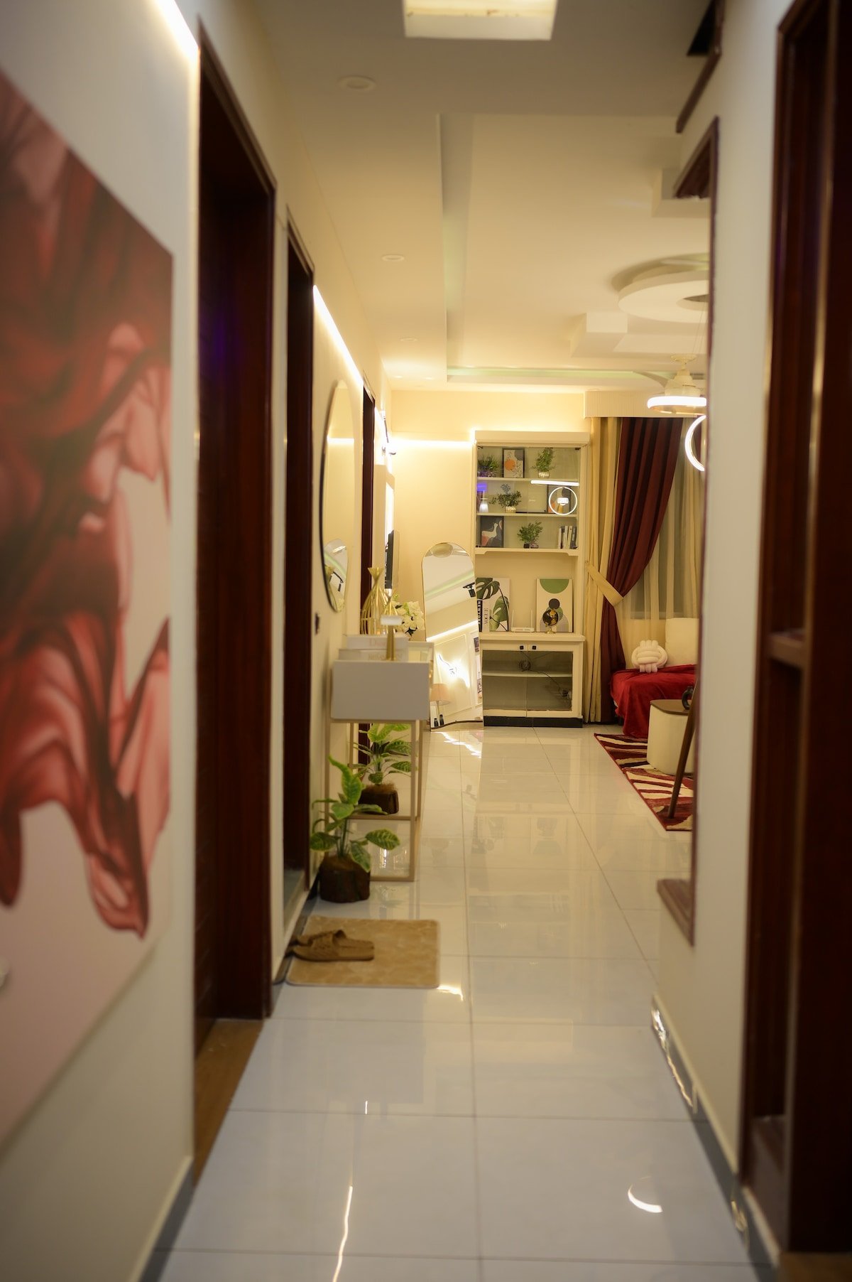 PannaCotta | Premium 2BHK | DHA Phase 7 Jami - Living room image 13