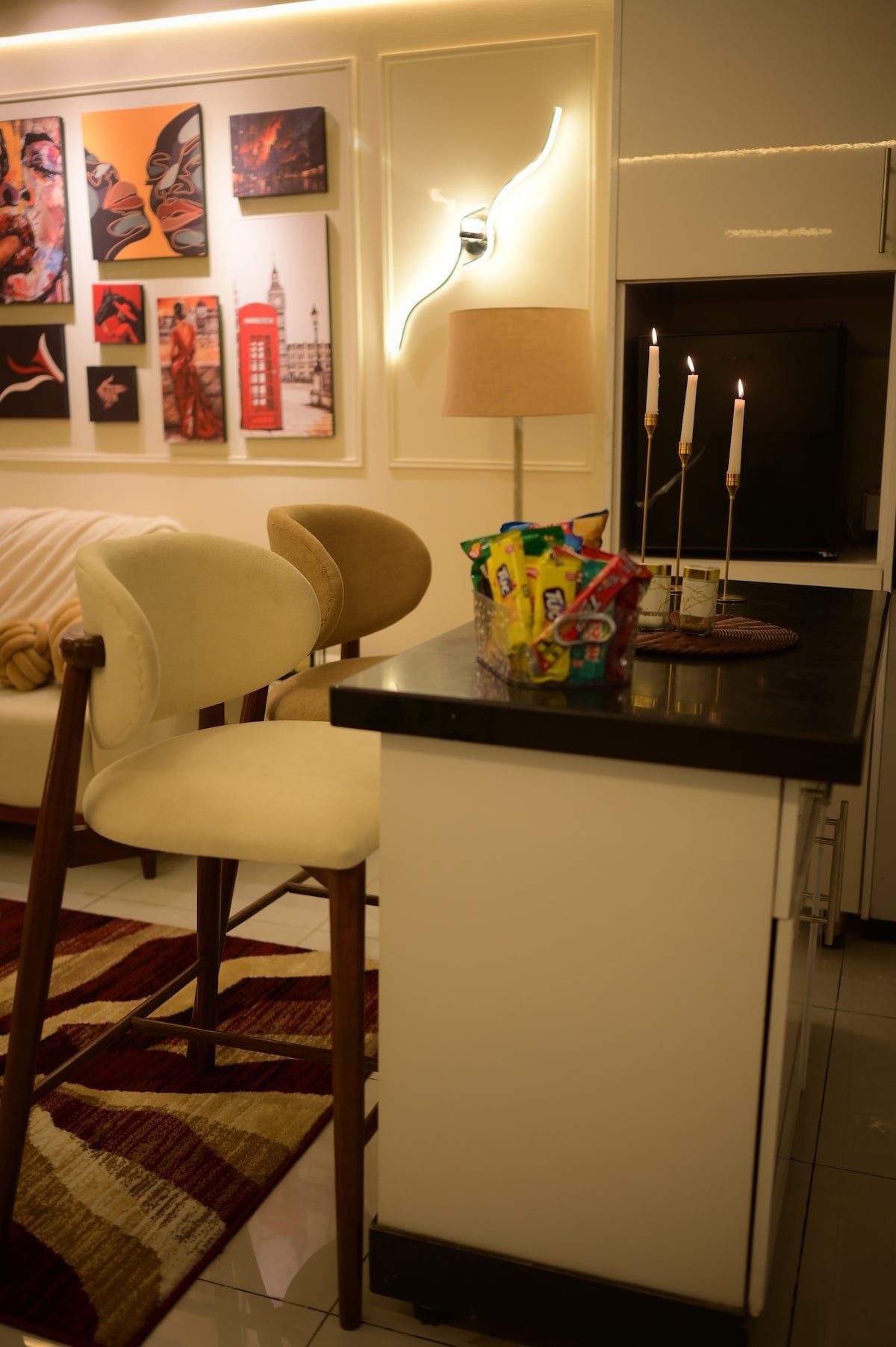 PannaCotta | Premium 2BHK | DHA Phase 7 Jami - Full kitchen image 3